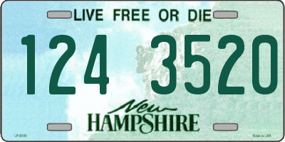 NH license plate 1243520