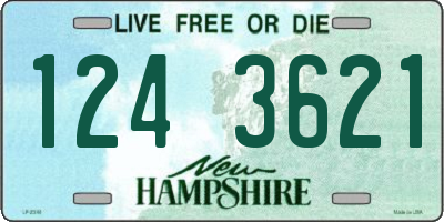 NH license plate 1243621