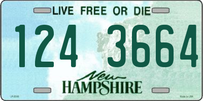 NH license plate 1243664