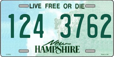 NH license plate 1243762