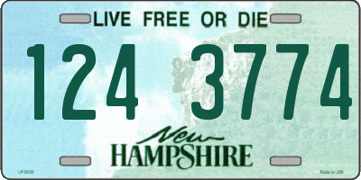 NH license plate 1243774
