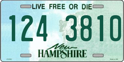 NH license plate 1243810