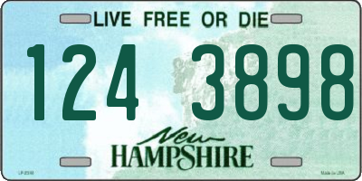 NH license plate 1243898