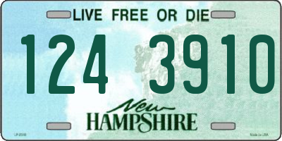 NH license plate 1243910