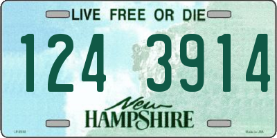 NH license plate 1243914