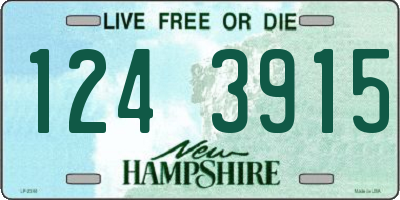 NH license plate 1243915