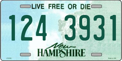 NH license plate 1243931
