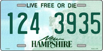 NH license plate 1243935
