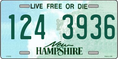 NH license plate 1243936