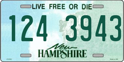 NH license plate 1243943