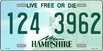 NH license plate 1243962