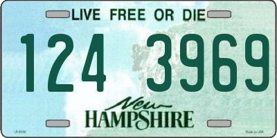 NH license plate 1243969
