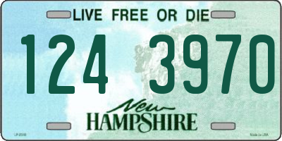NH license plate 1243970
