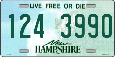 NH license plate 1243990