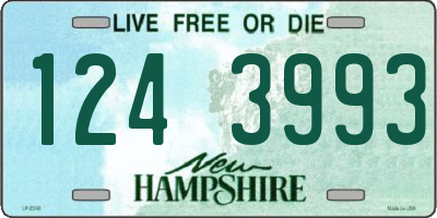 NH license plate 1243993