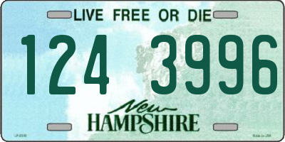 NH license plate 1243996