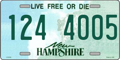 NH license plate 1244005