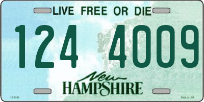 NH license plate 1244009