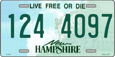 NH license plate 1244097