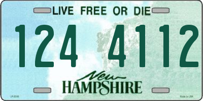NH license plate 1244112