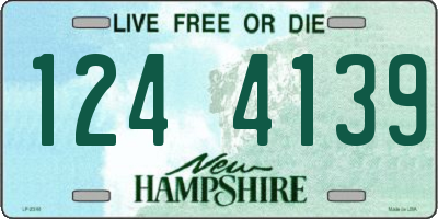 NH license plate 1244139