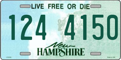 NH license plate 1244150