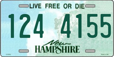 NH license plate 1244155