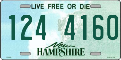 NH license plate 1244160