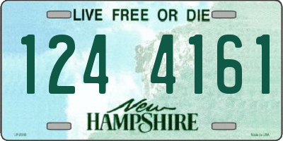 NH license plate 1244161