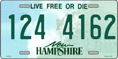 NH license plate 1244162