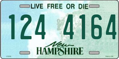 NH license plate 1244164