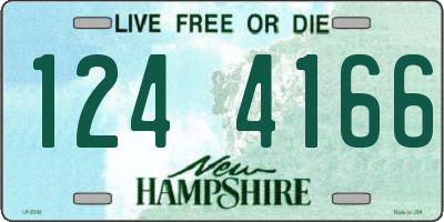 NH license plate 1244166