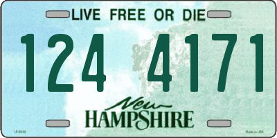 NH license plate 1244171