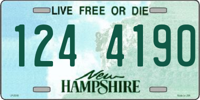 NH license plate 1244190