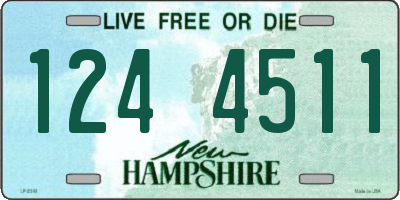 NH license plate 1244511