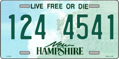 NH license plate 1244541