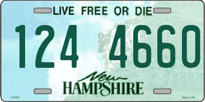 NH license plate 1244660