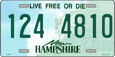 NH license plate 1244810