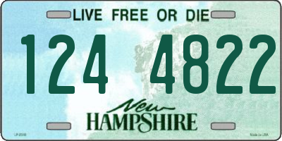 NH license plate 1244822