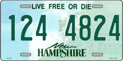NH license plate 1244824
