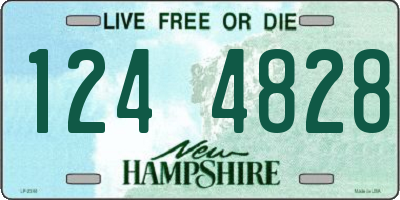 NH license plate 1244828