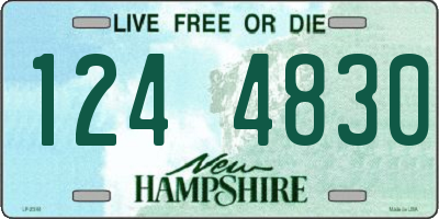 NH license plate 1244830