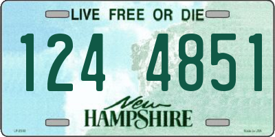 NH license plate 1244851
