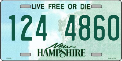 NH license plate 1244860