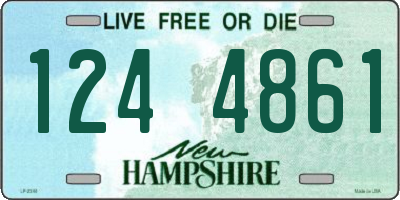 NH license plate 1244861