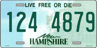 NH license plate 1244879