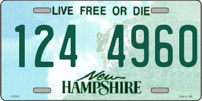 NH license plate 1244960