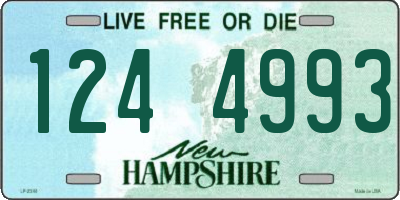 NH license plate 1244993