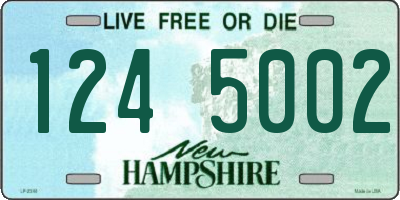 NH license plate 1245002