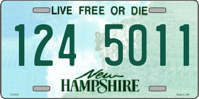 NH license plate 1245011